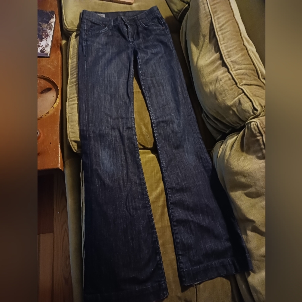 Citizens of Humanity dark wide leg Jean's